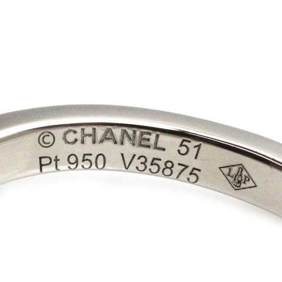 CHANEL Platinum Diamond Ring - Picture 5 of 7